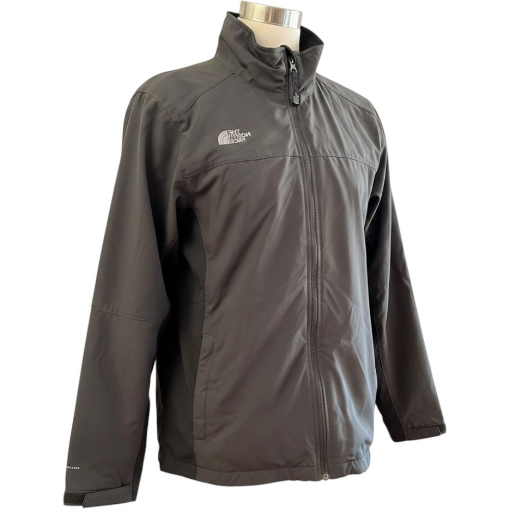 The North Face Apex Bionic Jacket Mens XL Gray Softshell Polartec Fleece Lined